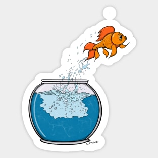 GOLDFISH LOVER Sticker